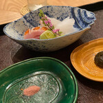 茜坂大沼 - 昆布醤油と桜塩で