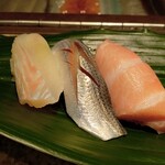 旬魚 左阿彌 - 大トロ、コハダ、鯛