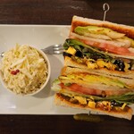 ハングリー ヘブン - SANDWICH MEXICAN ACOVADO(1000円)/SET SIDE MENU ⑭コールスロー(300円)