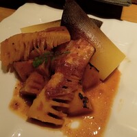 旬魚 左阿彌 錦店 - 焼きたけのこ