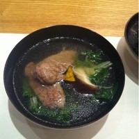 料理屋くおん - 仔鴨と緑扇水菜のハリハリ椀