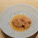 鮨 唐島 - 鯛の真子をココラトゥーラで明太子風