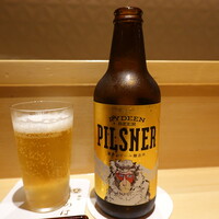 銀座 しのはら - 地ビールでスタート