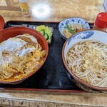 Sugano An - カツ丼そばセット1100円