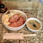 居酒屋たいと - ベーコンステーキ丼850円