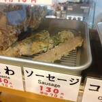 一〇そば - ちくわにソーセージ