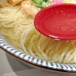 Taishio Soba Touka - 鯛塩スープは透明で済んでいます。大好き！