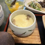 はなかご - おばんざいの茶碗蒸し　熱々