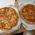 アオキーズピザ - バーベキューチキン&モッツァレラ、デラックス