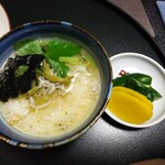 すずめのお宿 - 山葵の茶漬け