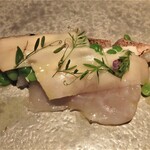 センティウ - 甘鯛　ラルド　うすい豆　スズメノエンドウ