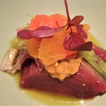 センティウ - 星鰹　志布志産赤雲丹　タンカン　ツワ　ナスタチウム