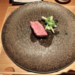 センティウ - 経産牛サーロイン　空豆＆わた　自家製島ラッキョウ