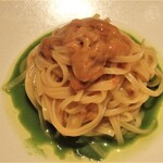 センティウ - タヤリン　志布志産赤雲丹　クレソンソース