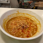 本気 匠105 - 麺を食べたら、ライスを入れて〆ゴハン。