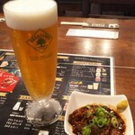 グリルキング - 生ビールとお通し