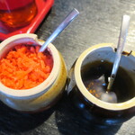 麺酒房 龍安 - 紅生姜＆ネギ油