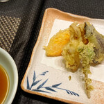富士箱根ランドスコーレプラザホテル - 天ぷら　カリッカリで抜群においしかった