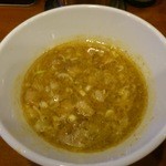 七麺鳥 - 味噌つけ麵の汁！