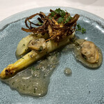 saveur - 美唄内山農園アスパラとアサリ