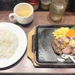 いきなりステーキ - オージーチップステーキ150gセット付 1,390円税込