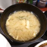 Matsuya - 味噌汁（店内で食べると付いてきます）
