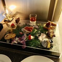 boB the garden Ginza - 美しい盛り付けのアフタヌーンティー