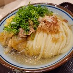 香川一福 - 肉うどん冷(並)