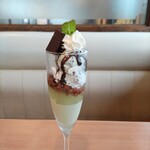 ココス - チョコミン党グラスパフェ