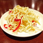 刀削麺・火鍋・西安料理 XI’AN - 押し豆腐(セットの一部)