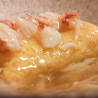 浅草じゅうろく - だし巻き玉子毛ガニ餡