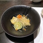 Zenseki Koshitsu Yumeya Kyoumachi Shizuku - 金目鯛の蒸し物。