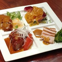 萬珍樓 本店 - 窯焼き四色前菜