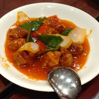 萬珍樓 本店 - 和豚もちぶたの酢豚