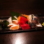 SUMIBI IZAKAYA EN - お刺身 3点盛り