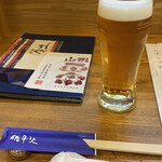 二代目 佐平次 - 生ビール アサヒスーパードライ(605円)