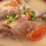 龍寿し - H25.02　根菜と鶏肉のかす汁
      