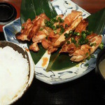 ばり鶏 - 130214神奈川　ばり鶏　とりテキ定食850円、スープライスお替り自由