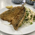 ゆたか食堂 - ふわふわ生鯵フライ