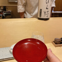 焼鳥 ひら野 - コースの最初は食前酒！飲みやすい