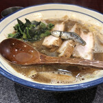 烈志笑魚油 麺香房 三く - 