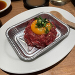 焼肉冷麺だいじゅ - あぶりユッケ 1400円