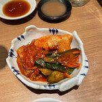 焼肉冷麺だいじゅ - キムチ盛り合わせ 850円