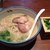 麺や純氣 - 料理写真:純気ラーメン　葱　替え玉　（930円）　バリカタ