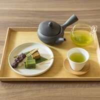1899六煎茶セット（季節のお茶請け3点付き）