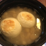 茶寮 宝泉 - 白小豆のぜんざい