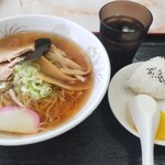 あしたば食堂 - 中華そば　600円