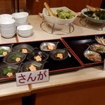 ホテル南海荘 - 2013/02　夕食（さんが焼き）　房総名物！