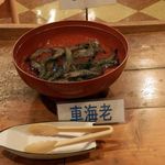 ホテル南海荘 - 2013/02　夕食（車海老）