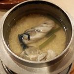 ホテル南海荘 - 2013/02　夕食（カキ釜飯）　具が減った？！